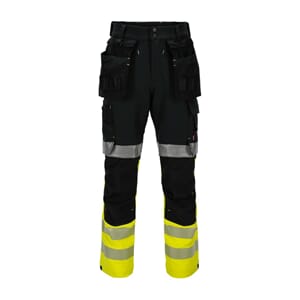 STRAKOFA DOVRE BUKSE STRETCH KL.1 M/HENGELOMMER GUL/SVART
