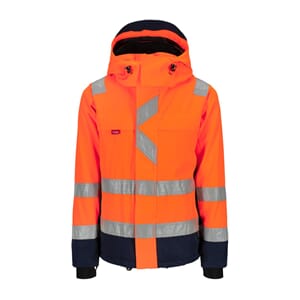 STRAKOFA SYNLIG PLUS LETTFORET JAKKE KL.3 ORANSJ/MARINE