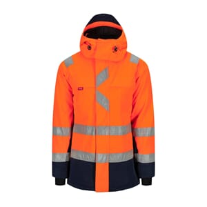 STRAKOFA SYNLIG PLUS PARKAS KL.3 ORANSJ/MARINE