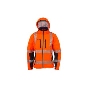 STRAKOFA SYNLIG PLUS SKALLJAKKE KL.3 ORANSJ/MARINE