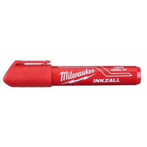 MILWAUKEE INKZALL RØD FLAT MERKEPENN