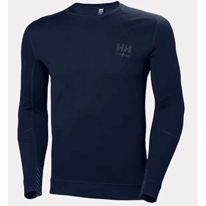 HELLY HANSEN LIFA MERINO CREWNECK NAVY/STONE BLUE