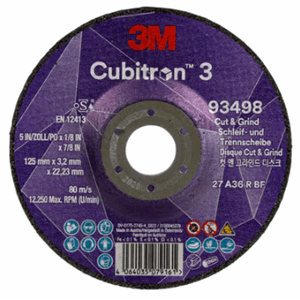 3M CUBITRON KAPPE- OG SLIPERONDELL 125X3,2X22,23MM 36+