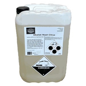 ØVERLAND ALKALISK WASH CITRUS 25L