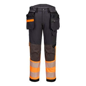 PORTWEST EV4 STRETCH HÅNDVERKSBUKSE KL1 ORANSJ/SVART