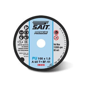 SAIT TM KAPPSKIVE 100X1X16MM A60T