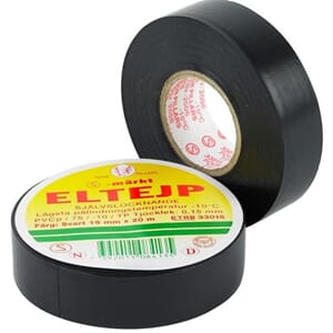 ELEKTROTAPE 19MM X 20M SVART