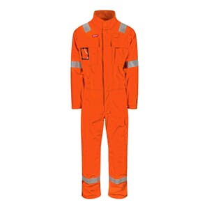 STRAKOFA FRAM KJELEDRESS ORANSJE M/GL.LÅS