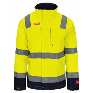 STRAKOFA EL-LINE MULTINORM JAKKE GUL/MARINE
