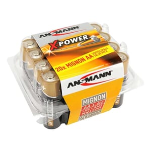 ANSMANN XPOWER -1.5V-AA-SH2 20STK BATTERI