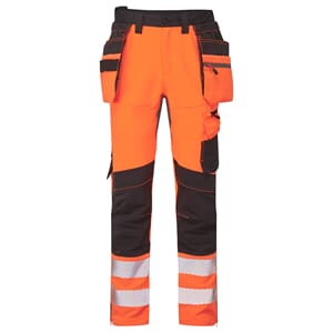 PORTWEST DX4 HI-VIS HÅNDVERKSBUKSE ORANSJE/SVART