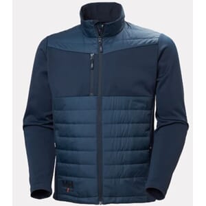 HELLY HANSEN OXFORD HYBRID INSULATED JACKET NAVY