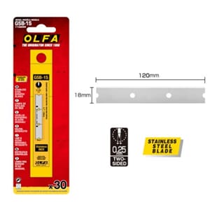 OLFA RESERVEBLADER TIL GLASSKRAPE GSR-1 GSB-1S