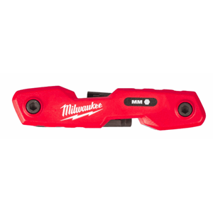 MILWAUKEE SEKSKANTNØKKEL FOLDESETT HEX 8STK