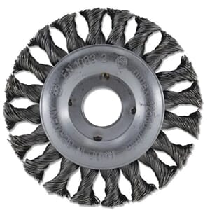 SAIT AKSIALBØRSTE SM-CR FLETTET 115MM INOX
