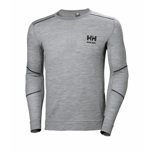 HELLY HANSEN LIFA MERINO CREWNECK GRÅ