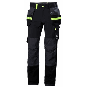 HELLY HANSEN OXFORD 4X HÅNDVERKSBUKSE SVART/GUL