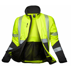 HELLY HANSEN ICU BRZ JAKKE GUL/SVART