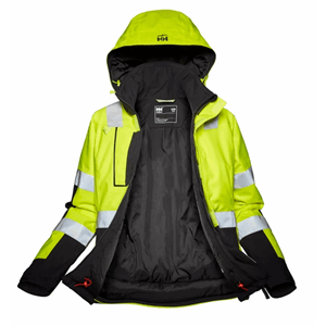 HELLY HANSEN LUNA VINTERJAKKE DAME GUL/SORT