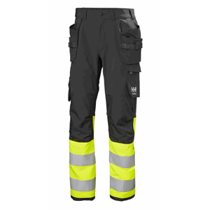 HELLY HANSEN ALNA 4X HÅNDVERKSBUKSE KL1 GUL/SVART