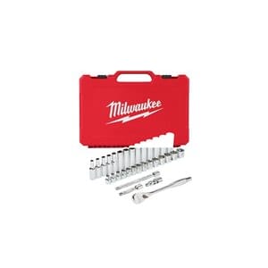 MILWAUKEE SKRALLESETT 3/8 DRIVE 32 DELER