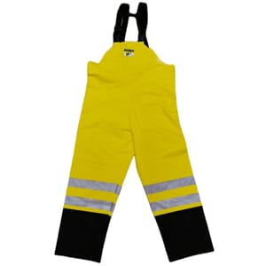 JM REGNBUKSE MED SELER FR GUL/SVART