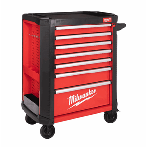 MILWAUKEE TOOLGUARD 30"/78 CM VERKTØYSVOGN I STÅL 7 SKUFFER