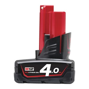 MILWAUKEE M12 BATTERI 4,0 AH