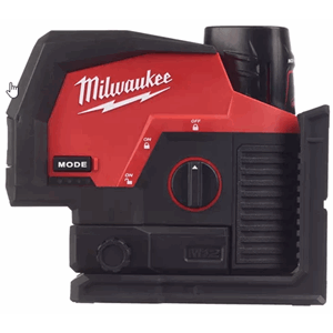 MILWAUKEE M12 CLLP-301C GRØNN KRYSSLASER M/FOKUSPUNKTER