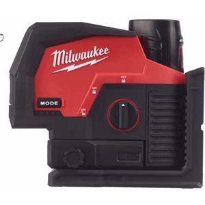 MILWAUKEE M12 GRØNN KRYSSLASER M/FOKUSPUNKTER CLLP-0C