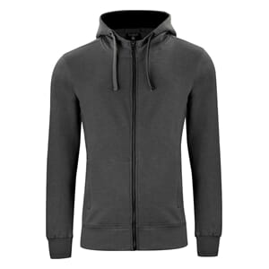 CLIQUE CLASSIC HODDY FULL ZIP ANTRASITTGRÅ