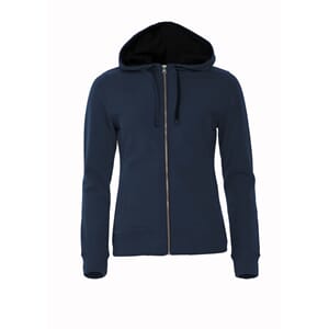 CLIQUE CLASSIC HOODY FULL ZIP LADIES MARINE