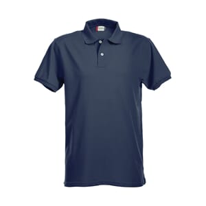 CLIQUE STRETCH PREMIUM POLO MARINE