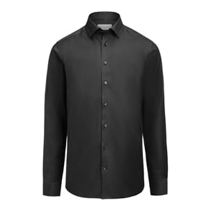 JH&F GB02 TWILL STRETCH SLIM FIT SVART
