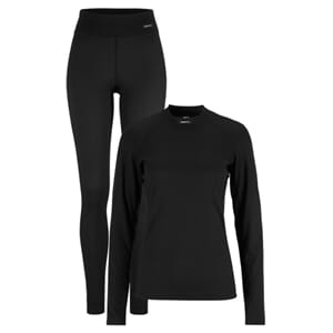 CRAFT CLASSIC BASELAYER SET DAME SVART