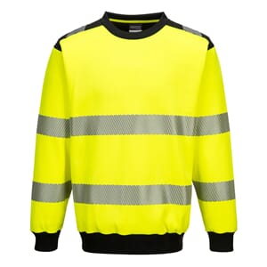 PORTWEST PW3 HI-VIS GENSER GUL/SORT