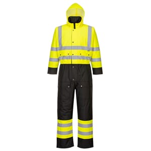 PORTWEST S485 HI-VIS VINTERKJELEDRESS GUL/SORT