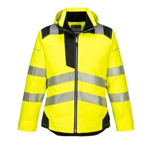 PORTWEST PW3 HI-VIS VINTERJAKKE GUL/SORT