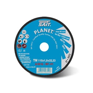 SAIT TM PLANET KAPPSKIVE MET/INX 125x1,0 A60Q