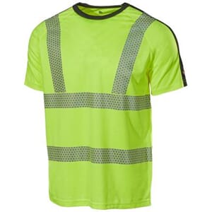 L.BRADOR 6120P T-SKJORTE GUL/SVART