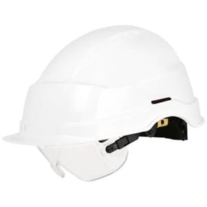 IRIS II HVIT VERNEHJELM VENTILERT U/ID-KORTHOLDER