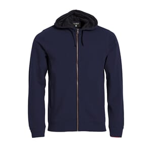 CLIQUE CLASSIC HODDY FULL ZIP MARINE