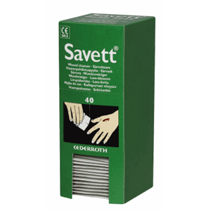 CEDERROTH SÅRVASKESERVIETTER 3227 40 STK