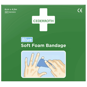 CEDERROTH SOFT FOAM PLASTER BLÅ 4,5M