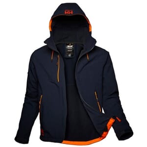 HELLY HANSEN CHELSEA EVOLUTION HOODED SOFTSHELL NAVY