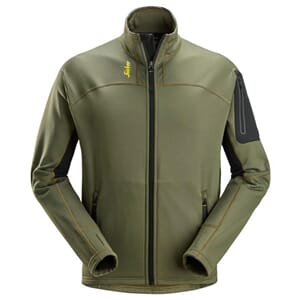 SNICKERS 9438 BODY MAPPING MICROFLEECE GRØNN/SVART