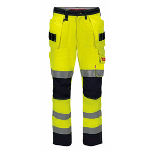 STRAKOFA EL-LINE MULTINORM BUKSE VRKTLOMMER GUL/MARINE