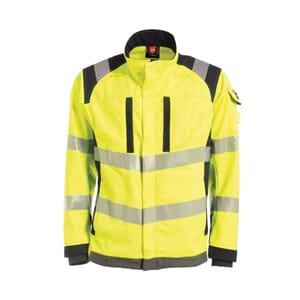 TRANEMO FR SOFTSHELLJAKKE GUL/MARINE