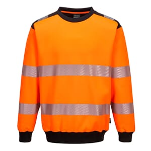 PORTWEST PW3 HI-VIS GENSER ORANSJ/SVART