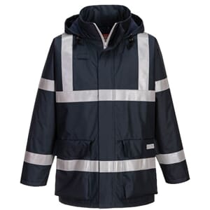 PORTWEST S785 BIZFLAME RAIN ANTISTATISK FR JAKKE MØRKBLÅ